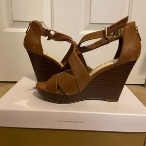 Brand new!! Jessica Simpson Tan leather Sandals